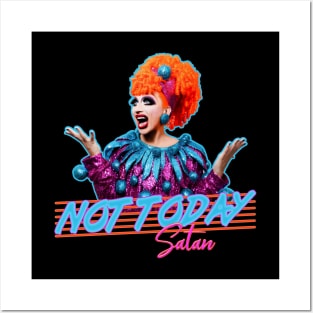 not today satan Posters and Art